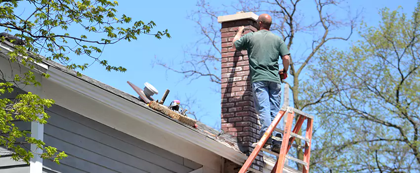 Vinyl and PVC Chimney Flashing Installation in East Haven, CT
