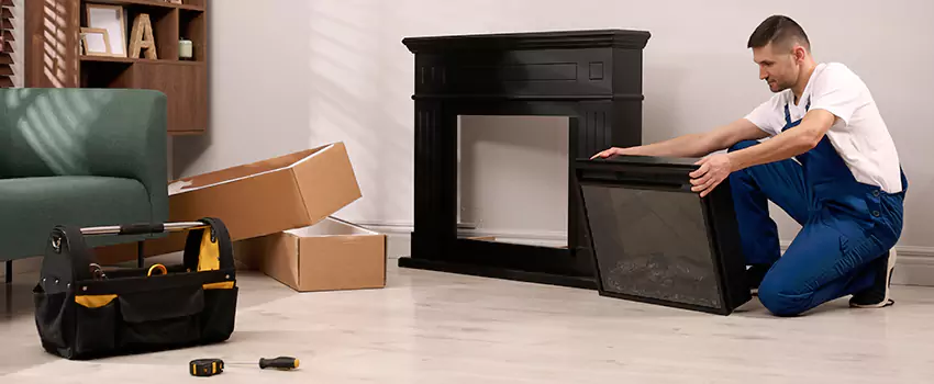 Old Rusted Metal Fireplace Repair And Replacement in East Haven, CT